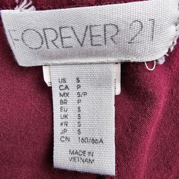 Forever 21 Leggings Lot Of 2 Raspberry Pink Black Women's Size Small - Picture 5 of 9